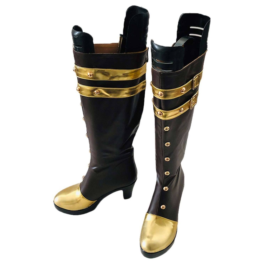 League of Legends Caitlyn Kiramman The Sheriff of Piltover Shoes Boots Custom Made Accessory Cosplay Costume Halloween Carnival