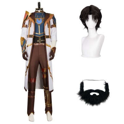 League of Legends Arcane Survivor Jayce Cosplay Costume Halloween Carnival Outfit