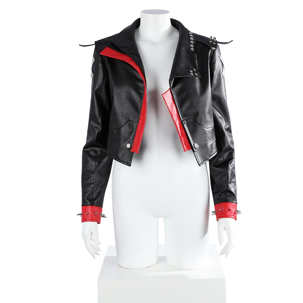 League of Legends Arcane Brawler Vi Jacket Cosplay Costume Halloween Carnival Outfit