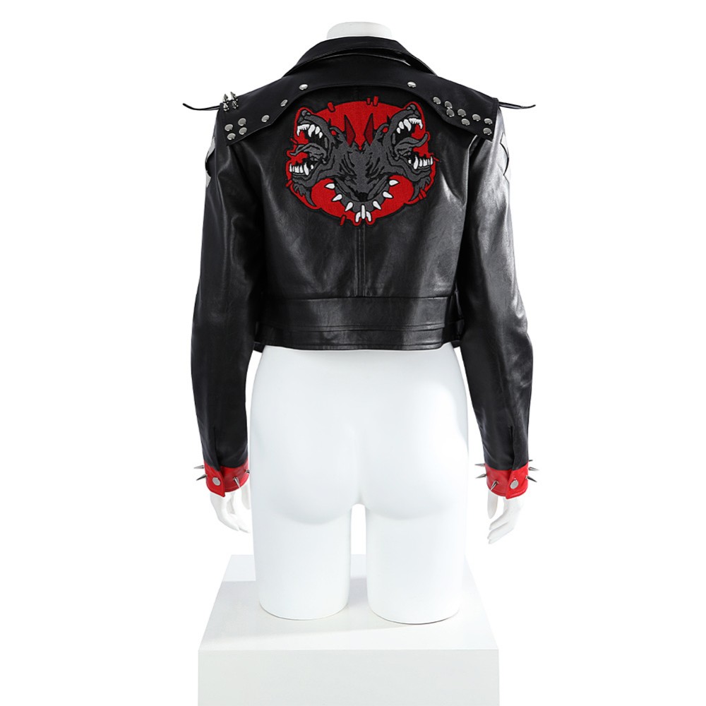 League of Legends Arcane Brawler Vi Jacket Cosplay Costume Halloween Carnival Outfit