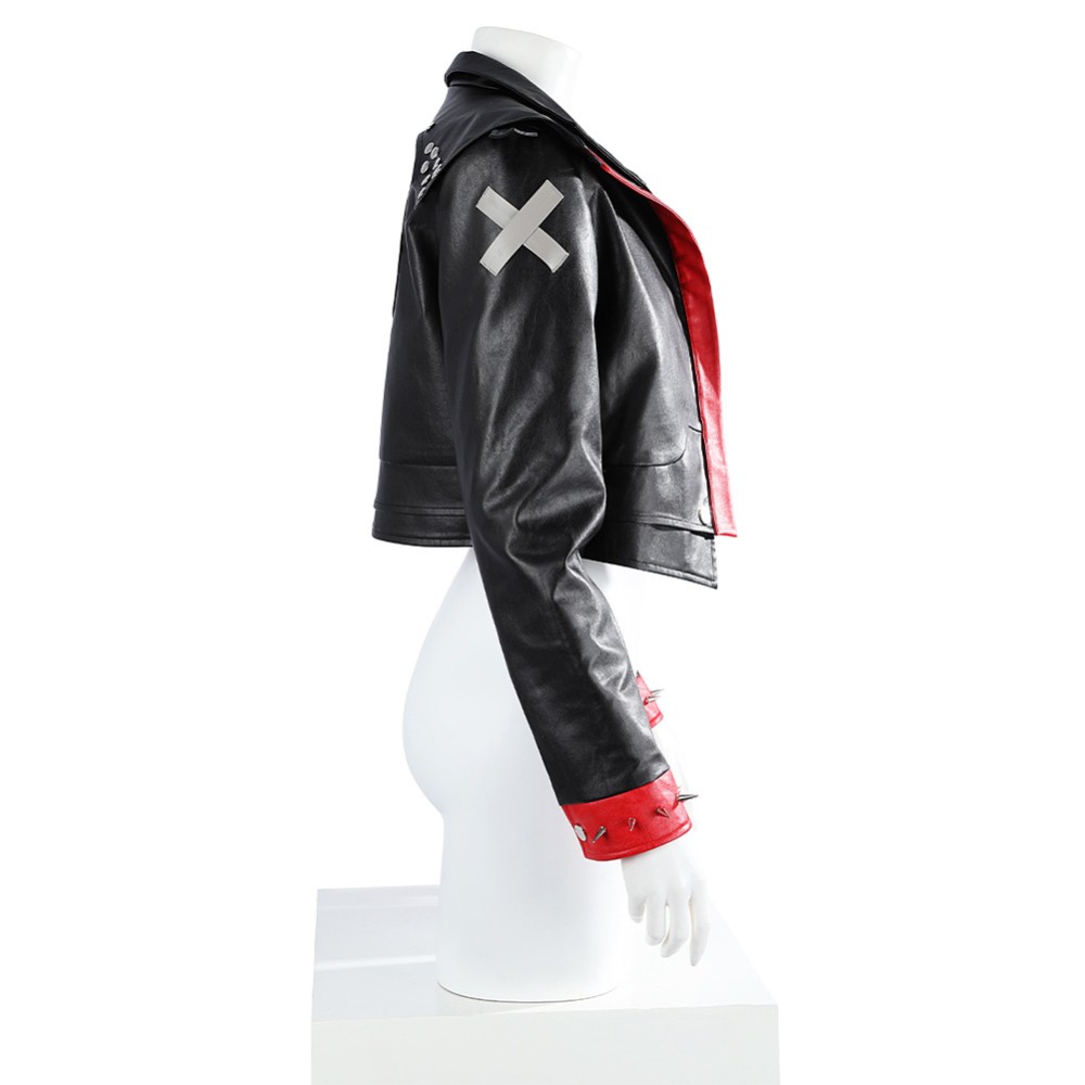 League of Legends Arcane Brawler Vi Jacket Cosplay Costume Halloween Carnival Outfit