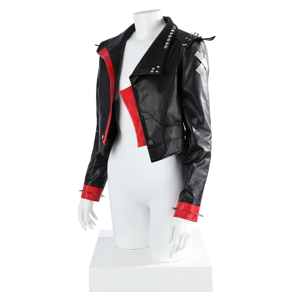 League of Legends Arcane Brawler Vi Jacket Cosplay Costume Halloween Carnival Outfit