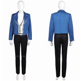 LAZARUS (2025) Christine Women Blue Suit Set Party Cosplay Costume Halloween Carnival