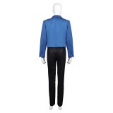 LAZARUS (2025) Christine Women Blue Suit Set Party Cosplay Costume Halloween Carnival