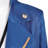 LAZARUS (2025) Christine Women Blue Suit Set Party Cosplay Costume Halloween Carnival