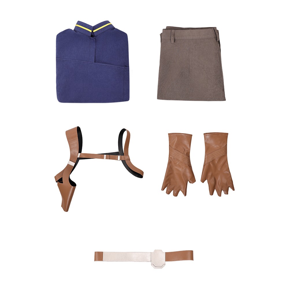 Lawson Blue Shirt Cosplay Costume Halloween Carnival Outfit