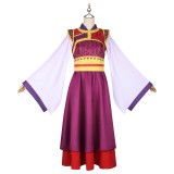 Lady Loulan Woman Purple Hanfu Party Cosplay Costume Halloween Carnival Outfit