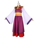 Lady Loulan Woman Purple Hanfu Party Cosplay Costume Halloween Carnival Outfit