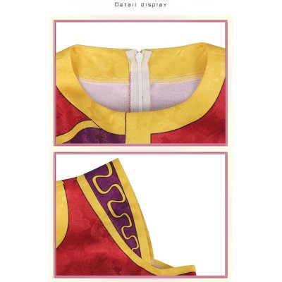 Lady Loulan Woman Purple Hanfu Party Cosplay Costume Halloween Carnival Outfit