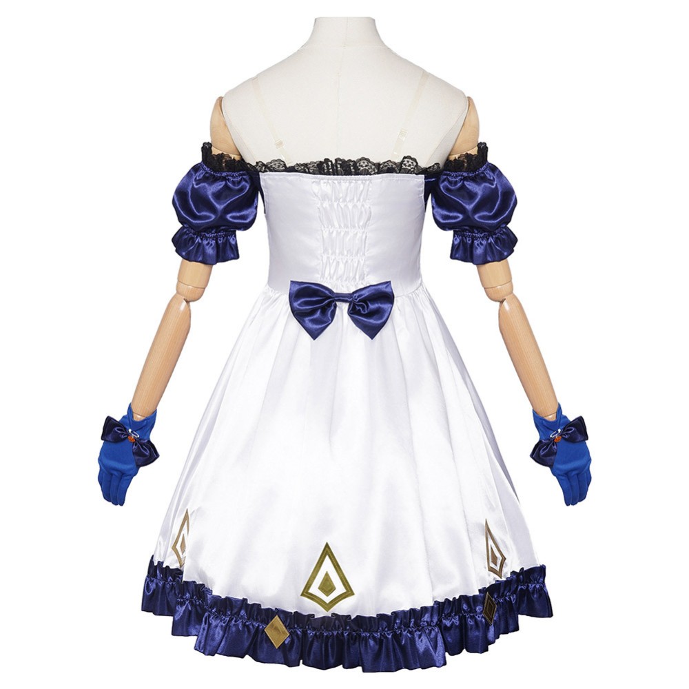 LABUBU Women Purple Lolita Dress Cosplay Costume Halloween Carnival Outfit