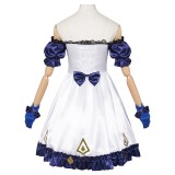 LABUBU Women Purple Lolita Dress Cosplay Costume Halloween Carnival Outfit