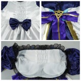 LABUBU Women Purple Lolita Dress Cosplay Costume Halloween Carnival Outfit