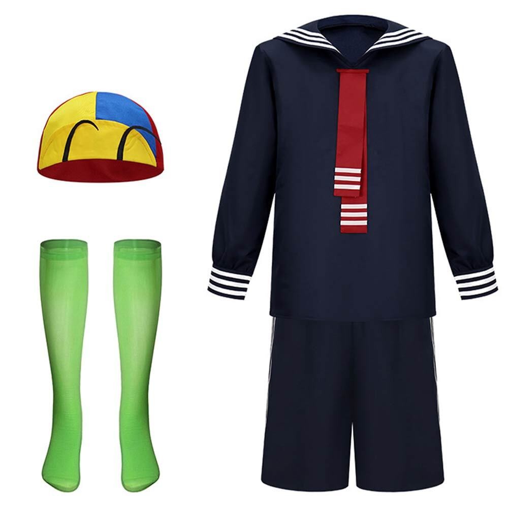 La Llorona Quico Blue Cosplay Costume Halloween Carnival Outfit