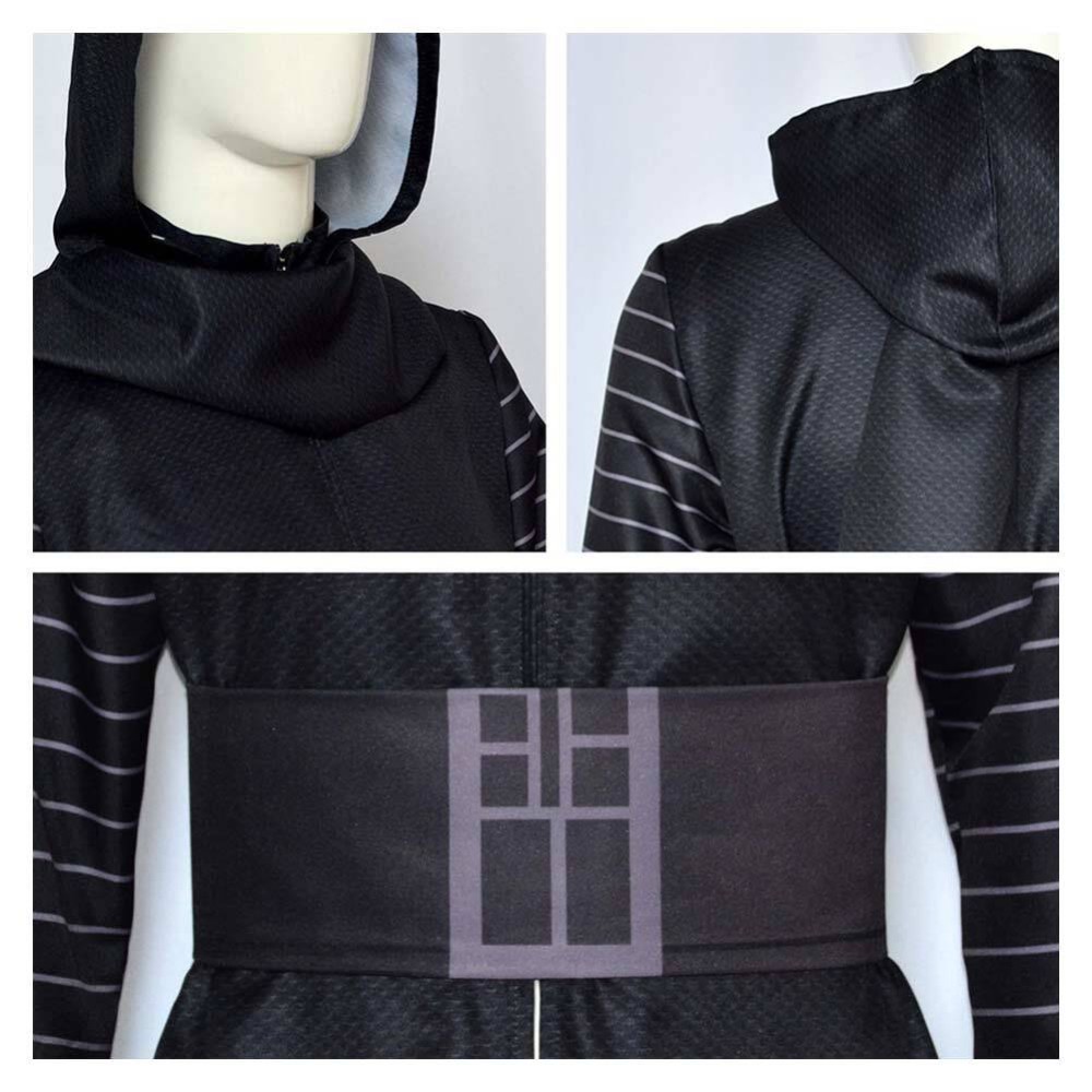 Kylo Ren Black Cosplay Costume Halloween Carnival Outfit