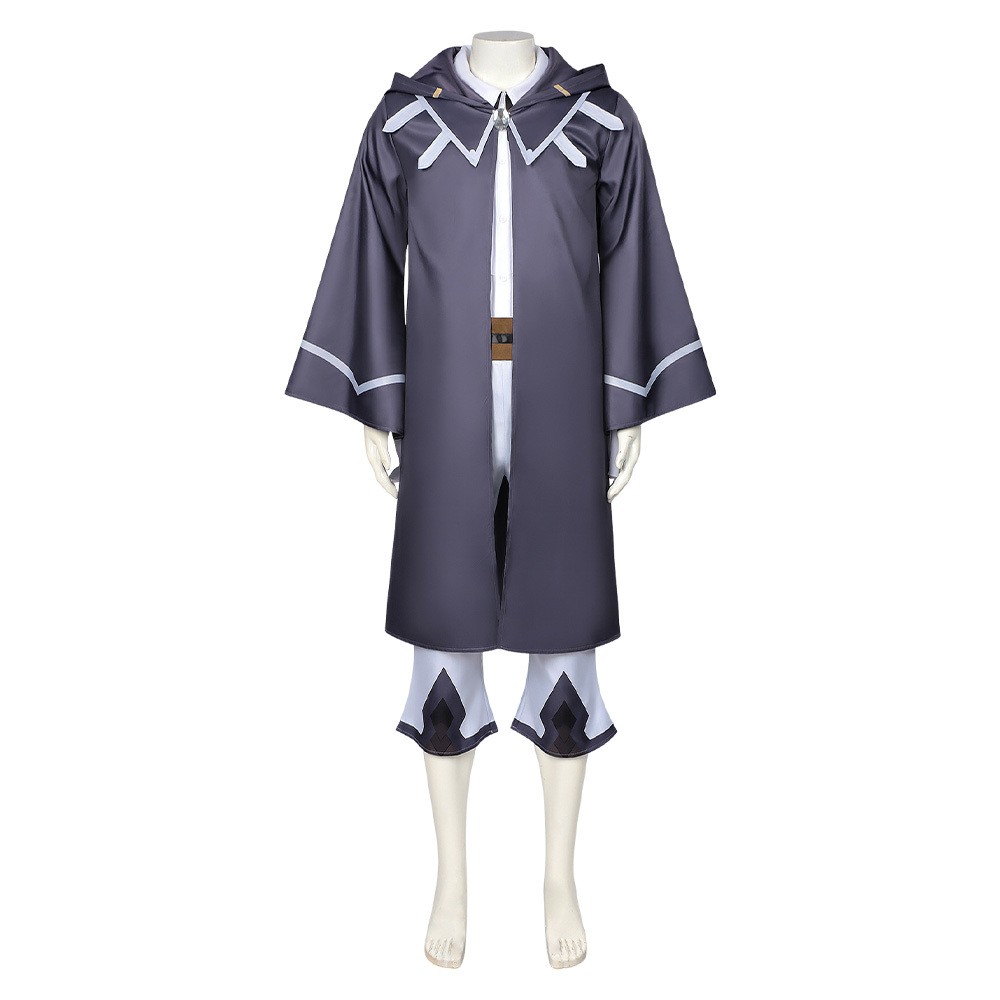 Kunon the Sorcerer Can See Kunon Gurion Women Gray Cosplay Costume Halloween Carnival Outfit