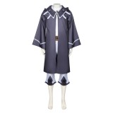 Kunon the Sorcerer Can See Kunon Gurion Women Gray Cosplay Costume Halloween Carnival Outfit