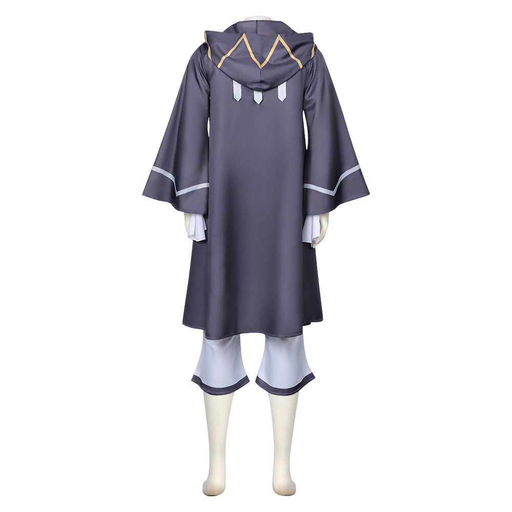 Kunon the Sorcerer Can See Kunon Gurion Women Gray Cosplay Costume Halloween Carnival Outfit