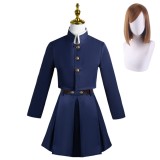 Kugisaki Nobara Blue Skirt Suit Cosplay Costume Halloween Carnival Outfit