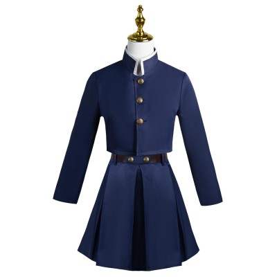Kugisaki Nobara Blue Skirt Suit Cosplay Costume Halloween Carnival Outfit