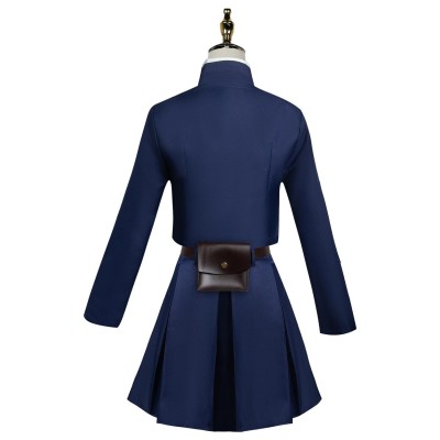 Kugisaki Nobara Blue Skirt Suit Cosplay Costume Halloween Carnival Outfit