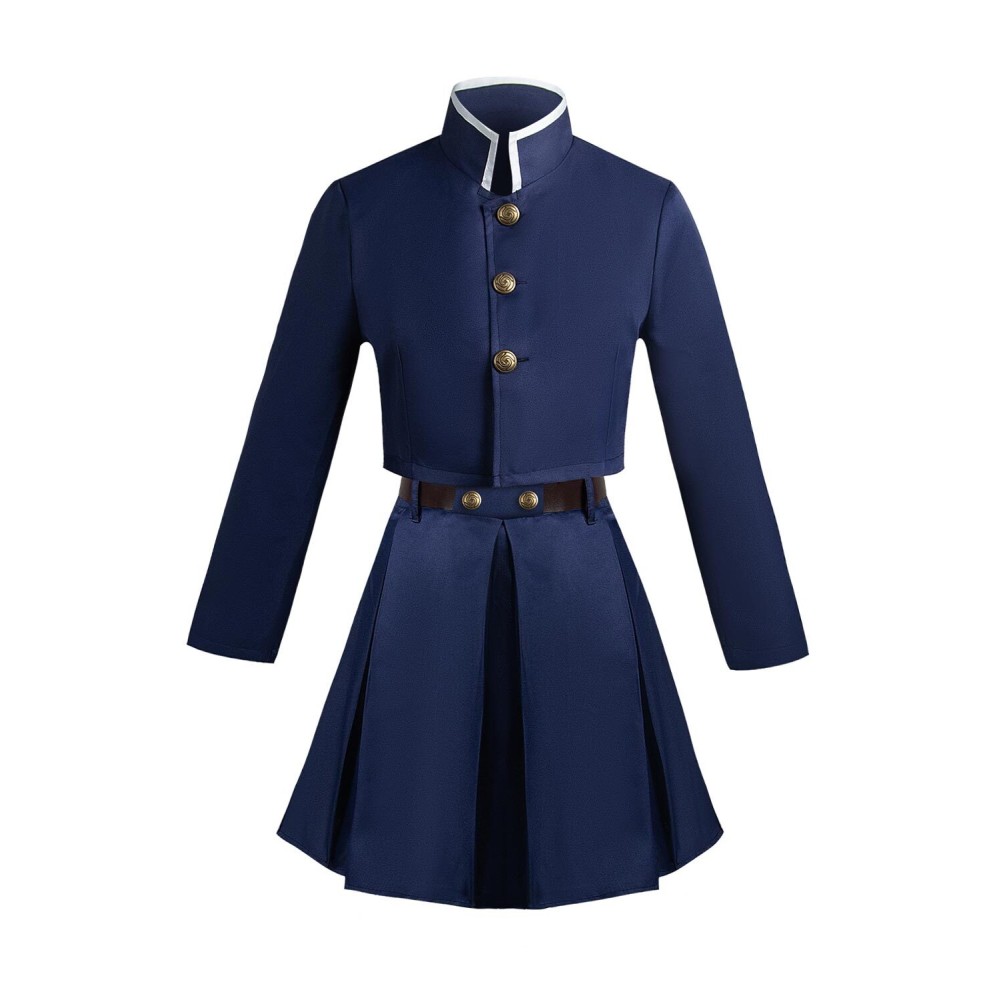 Kugisaki Nobara Blue Skirt Suit Cosplay Costume Halloween Carnival Outfit