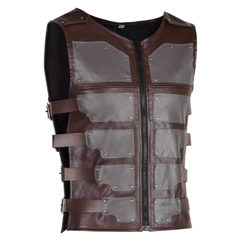 Kraven the Hunter Kraven Leather Vest Cosplay Costume Halloween Carnival Outfit