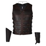 Kraven the Hunter Kraven Black Vest Gloves Cosplay Costume Halloween Carnival Outfit