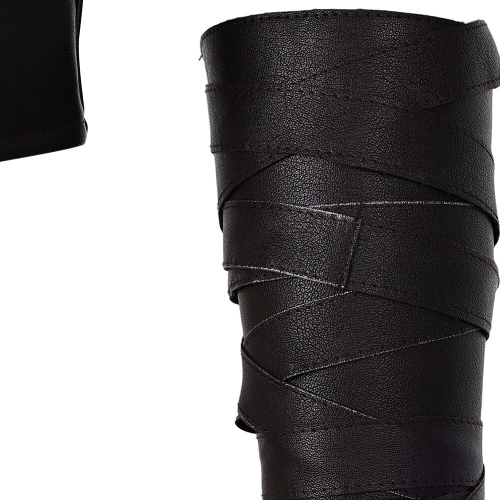 Kraven the Hunter Kraven Black Vest Gloves Cosplay Costume Halloween Carnival Outfit