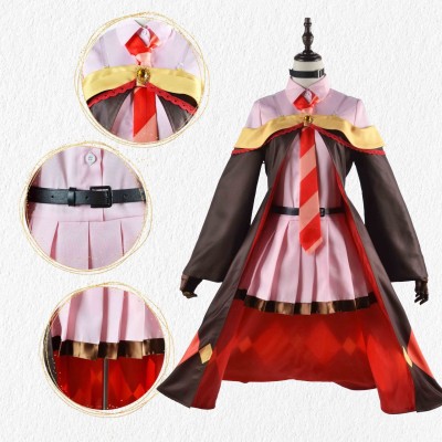 Kono Subarashii Sekai Ni Bakuen Wo - Megumin Party Suit Cosplay Costume Halloween Carnival Outfit