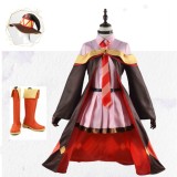 Kono Subarashii Sekai Ni Bakuen Wo - Megumin Party Suit Cosplay Costume Halloween Carnival Outfit