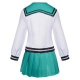 Kokomi Teruhashi Women School Uniform Cosplay Costume Halloween Carnival