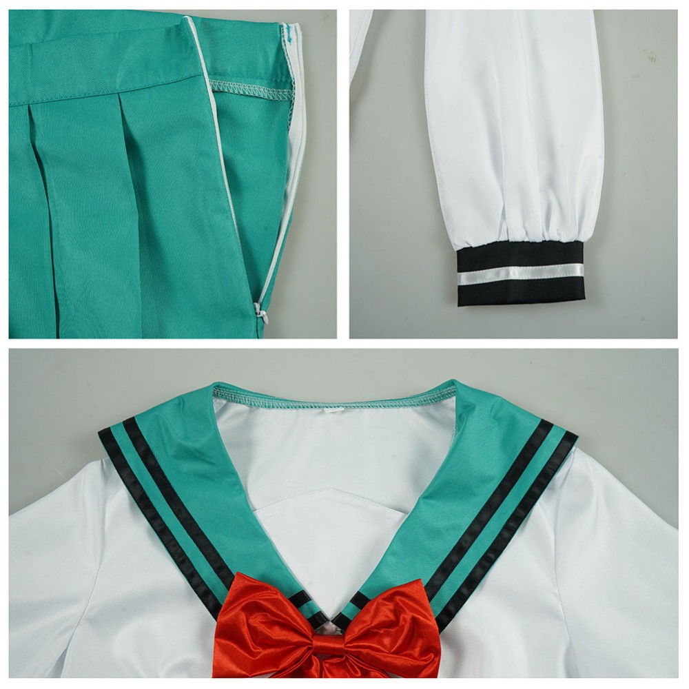 Kokomi Teruhashi Women School Uniform Cosplay Costume Halloween Carnival