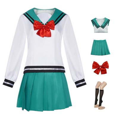 Kokomi Teruhashi Women School Uniform Cosplay Costume Halloween Carnival
