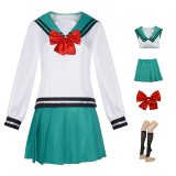 Kokomi Teruhashi Women School Uniform Cosplay Costume Halloween Carnival