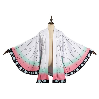 Kochou Shinobu Kimono Cloak Suit Cosplay Costume Halloween Carnival Outfit