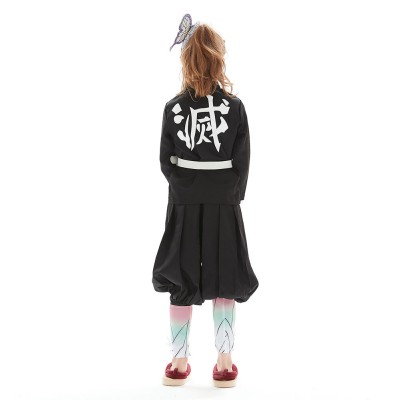 Kochou Shinobu Kids Children Uniform Suit Cosplay Costume Halloween Carnival Outfit