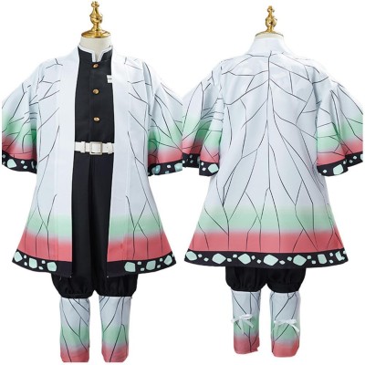 Kochou Shinobu Kids Children Uniform Suit Cosplay Costume Halloween Carnival Outfit