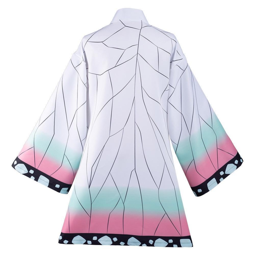 Kochou Shinobu Cloak Earings Belt Suit Cosplay Costume Halloween Carnival Outfit