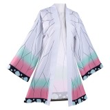 Kochou Shinobu Cloak Earings Belt Suit Cosplay Costume Halloween Carnival Outfit