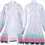Kochou Shinobu Cloak Earings Belt Suit Cosplay Costume Halloween Carnival Outfit