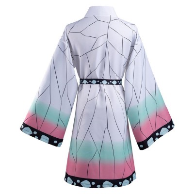 Kochou Shinobu Cloak Earings Belt Suit Cosplay Costume Halloween Carnival Outfit