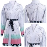 Kochou Shinobu Cloak Earings Belt Suit Cosplay Costume Halloween Carnival Outfit