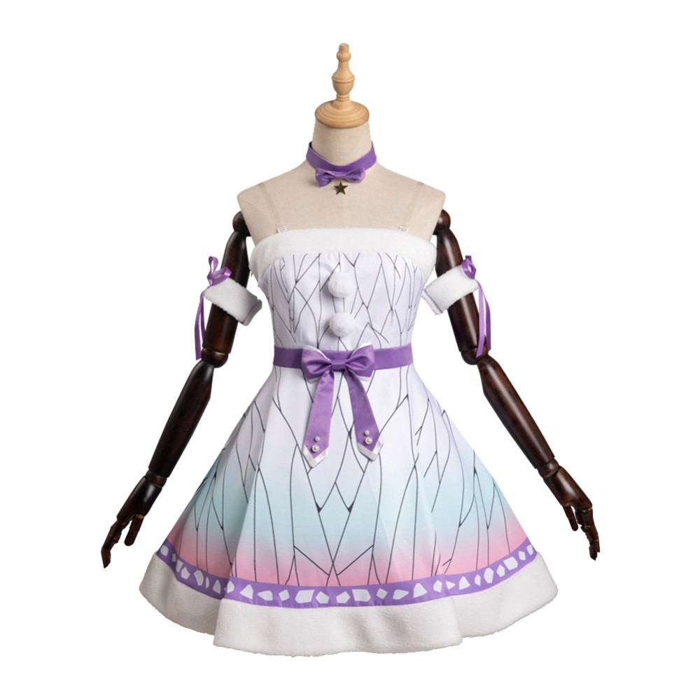 Kochou Shinobu Codplay Christmas Dress Suit UUstyle® Cosplay Costume Halloween Carnival Outfit
