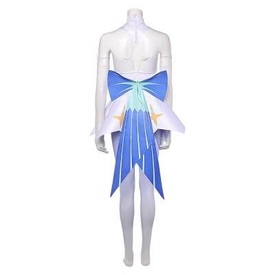 Knights of Guinevere Guinevere White Short Dress Socks Set Party Cosplay Costume Halloween Carnival
