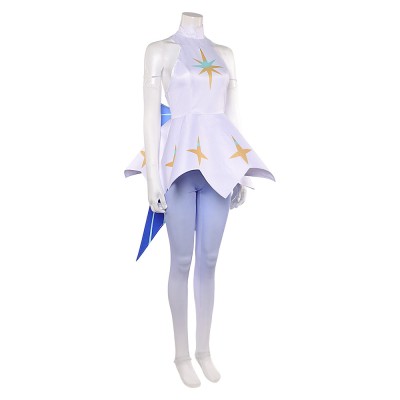 Knights of Guinevere Guinevere White Short Dress Socks Set Party Cosplay Costume Halloween Carnival