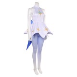 Knights of Guinevere Guinevere White Short Dress Socks Set Party Cosplay Costume Halloween Carnival