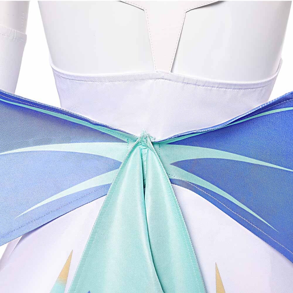 Knights of Guinevere Guinevere White Short Dress Socks Set Party Cosplay Costume Halloween Carnival