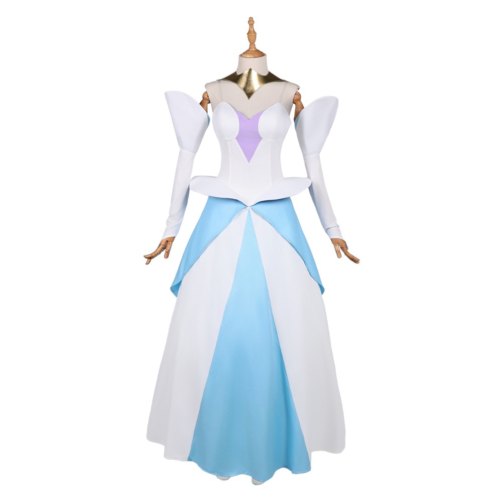 Knights of Guinevere Guinevere Royal White Gown Party Cosplay Costume Halloween Carnival