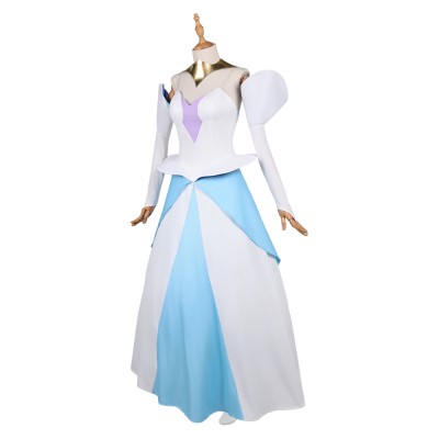 Knights of Guinevere Guinevere Royal White Gown Party Cosplay Costume Halloween Carnival