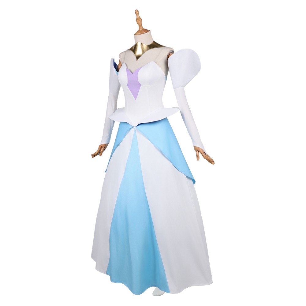 Knights of Guinevere Guinevere Royal White Gown Party Cosplay Costume Halloween Carnival